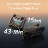 imageDJI Mavic 3 Pro Fly More Combo with DJI RC Flagship TripleCamera Drone with 43 CMOS Hasselblad Camera 15km Video Transmission 3 Batteries Charging Hub FAA Remote ID CompliantMavic 3 Pro DJI RC