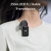 imageDJI Mic 2 TX  1 RX  Charging Case Wireless Lavalier Microphone 250m 820 ft Range 15Hour Battery Noise Cancellation Wireless Microphone for PC iPhone Record Interview YouTube Black
