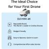 imageDJI Mini 4K Camera Drone Combo Drone with 4K UHD Camera for Adults Under 249 g 3Axis Gimbal Stabilization 10km Video Transmission Auto Return 2 Batteries for 62Min Max Flight Time QuickShotsMini 4K Camera Drone Combo 62min