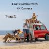imageDJI Mini 4K Camera Drone Combo Drone with 4K UHD Camera for Adults Under 249 g 3Axis Gimbal Stabilization 10km Video Transmission Auto Return 2 Batteries for 62Min Max Flight Time QuickShotsDJI Mini 2 Fly More Combo