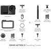 imageDJI Osmo Action 3 Skiing Combo  AntiShake Action Camera Skiing Snowboarding 15m Extension Rod Included 4K120fps ampamp SuperWide FOV HorizonSteady Cold Resistant160min Max Operating TimeStandard Combo