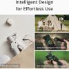 imageDJI Osmo Mobile 6 3Axis Phone Gimbal Object Tracking Builtin Extension Rod Portable and Foldable Gimbal Stabilizer for iPhone Android YouTube TikTok Video Platinum GraySlate Gray