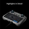 imageDJI RC Remote Controller with Lightweight Body FHD Screen 4hr Battery Precision Control Sticks O3 Transmission