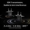 imageDJI SDR Transmission Transmitter 3 km10000 ft 1080p60fps SDR Wireless Video Transmission TX Only Stable ampamp AntiInterference Strong Penetration High Bitrate USBC MonitoringDJI SDR Transmission Transmitter