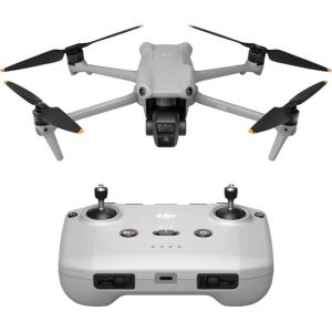 imageDJI Air 3 Fly More Combo with DJI RC 2 Drone with Camera 4K Dual Primary Cameras 3 Batteries for Extended Flight Time 48MP Photo 20Km Max Video Transmission FAA Remote ID CompliantAir 3 DJI RCN2