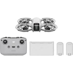 imageDJI Neo ThreeBattery Combo Mini Drone with 4K UHD Camera for Adults 135g Self Flying Drone that Follows You Palm Takeoff Subject Tracking QuickShots Stabilized Video ControllerFreeDJI Neo Fly More Combo 3 Batteries  RCN3