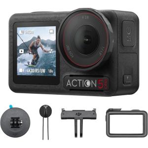 imageDJI Osmo Action 5 Pro Surfing Combo Action Camera 4K with Surfing Tether Kit 4K120fps Videos Ideal for Surfers Dual OLED Touchscreens Stabilization Waterproof Action Camera for Sports