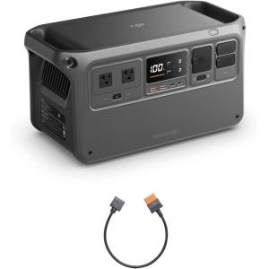 imageDJI Power 1000 Portable Power Station 1024Wh Power Generator with Air 3 Fast Charge Cable LiFePO4 Cell Fast Charging 2200W Stable Output Content Creation Drone Photography Camping ampamp RVs