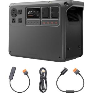 imageDJI Power 2000 Portable Power Station 2048Wh LFP Battery Compact Size 3000W Stable Output 080 Recharge in 55 Mins Electric Generator for Home Camping ampamp RVs OffGridDJI Power 2000 Car Charging Combo