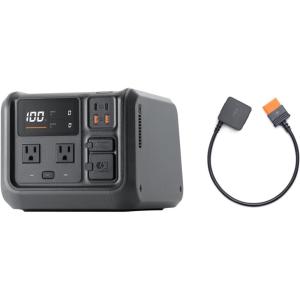 imageDJI Power 500 Portable Power Station 512Wh Power Generator with Air 3 Fast Charge Cable LiFePO4 Cell Fast Charging 1000W Max Output Content Creation Drone Photography Camping ampamp RVsDJI Power 500Mavic 3 Cable