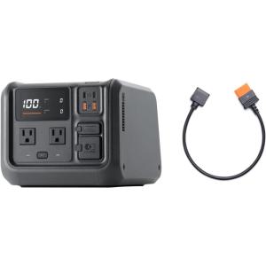 imageDJI Power 500 Portable Power Station 512Wh Power Generator with Air 3 Fast Charge Cable LiFePO4 Cell Fast Charging 1000W Max Output Content Creation Drone Photography Camping ampamp RVsDJI Power 500Air SDC