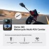 imageDJI Osmo 360 Motorcycle Handlebar POV Combo 360 Camera with 1Inch 360 Imaging 170 FOV Native 8K 360 Video Magnetic QuickRelease HeavyDuty Mount for Handlebar View Action Camera for RidersDJI Osmo 360 Motorcycle MultiPOV Combo