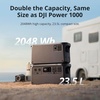 image:imageDJI Expansion Battery 2000 2048Wh HighCapacity Expansion Battery for DJl Power 10002000 Extra Expandable Energy for Portable Generator HomeBackup Camping RVs Emergency