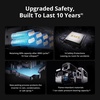 image:imageDJI Power 1000 V2 Portable Power Station Solar Generator with IBCPOWER 100W Foldable Solar Panel 1024Wh LFP Battery 2600W Output MC4 to XT60 Solar Power Cable Camping Road Trip RVBlack2