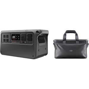 image:imageDJI Power 1000 V2 Portable Power Station Solar Generator with IBCPOWER 100W Foldable Solar Panel 1024Wh LFP Battery 2600W Output MC4 to XT60 Solar Power Cable Camping Road Trip RVBlack1