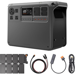 image:imageDJI Power 2000 Portable Power Station IBCPOWER 100W Foldable Solar Panel 2048Wh LFP Battery 3000W Stable Output 080 in 55 Mins Enhanced Safety UltraQuiet Camping Blackout RVPower 2000 100W Solar Panel