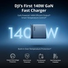 image:imageDJI Power 140W GaN Charger No Cable Included Fast Charging  140W Output 3 Ports Smart Temperature Control PD 31 Dynamic Power Allocation Laptop Charger GaN Charger USB C Charger140W GaN Charging Combo
